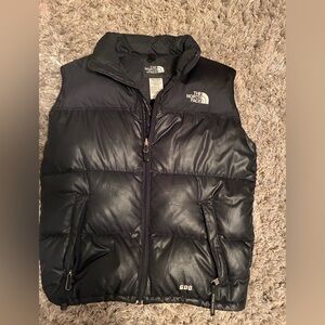 Vintage The North Face Black Down Puffer Vest